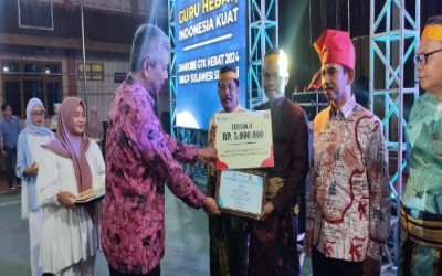 Kepala Sekolah UPT SMAN 5 Parepare Juara pada event Jambore GTK 2024